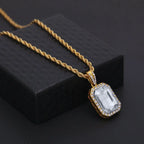 Hip-Hop Mini Diamond Pendant Necklace nowadaysfashion