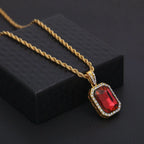 Hip-Hop Mini Diamond Pendant Necklace nowadaysfashion