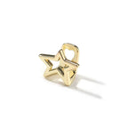 Hip-hop niche design hollow five-pointed star braces nowadaysfashion