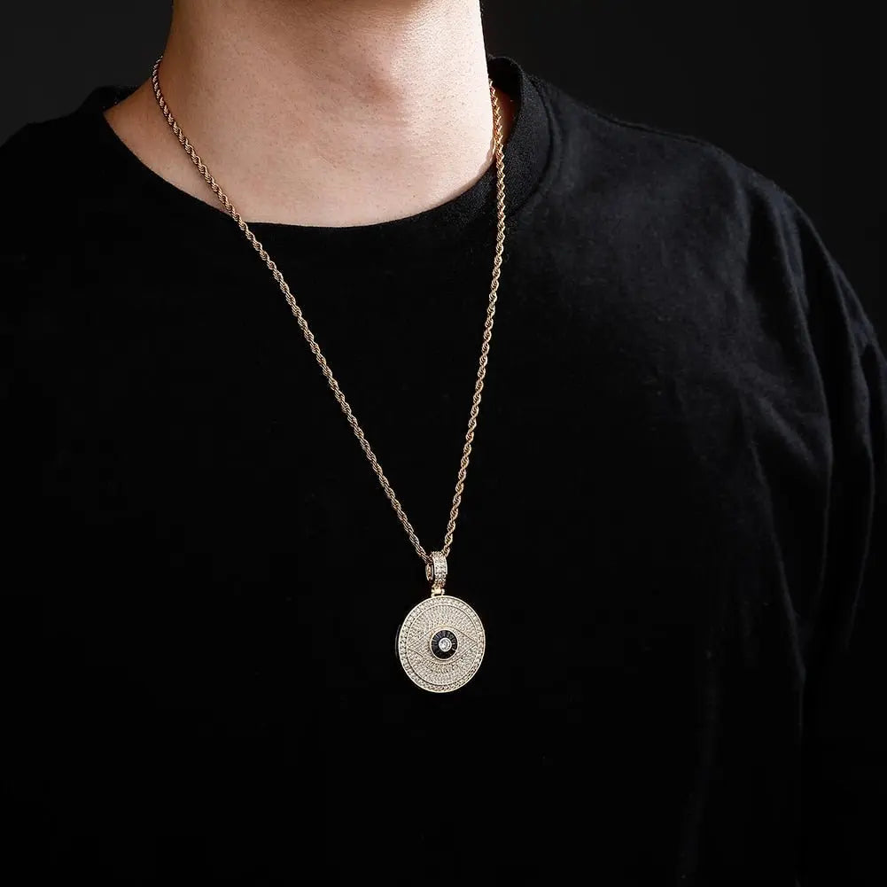 Hip Hop Photo Pendant Necklace Iced Out CZ Pendant Personalised Fashion Jewelry nowadaysfashion