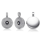 Hip Hop Photo Pendant Necklace Iced Out CZ Pendant Personalised Fashion Jewelry nowadaysfashion