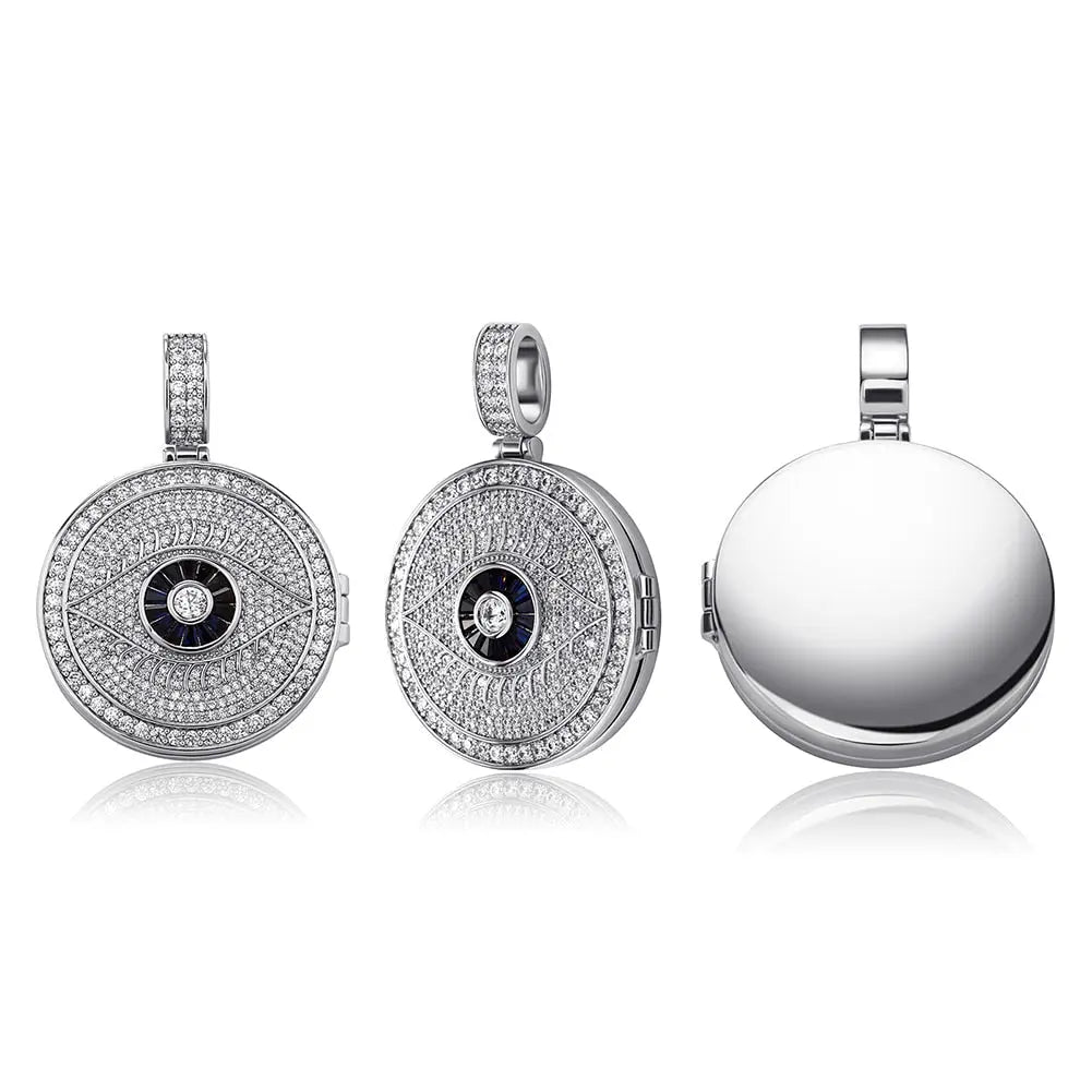 Hip Hop Photo Pendant Necklace Iced Out CZ Pendant Personalised Fashion Jewelry nowadaysfashion