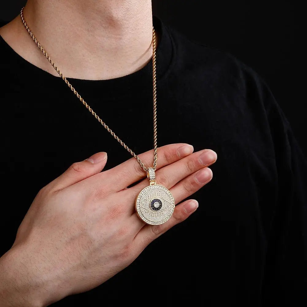 Hip Hop Photo Pendant Necklace Iced Out CZ Pendant Personalised Fashion Jewelry - Blade & Thread