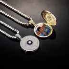 Hip Hop Photo Pendant Necklace Iced Out CZ Pendant Personalised Fashion Jewelry nowadaysfashion