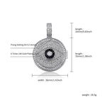 Hip Hop Photo Pendant Necklace Iced Out CZ Pendant Personalised Fashion Jewelry nowadaysfashion