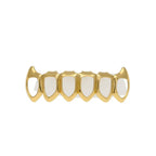 Hip-hop polished braces with gold electroplating nowadaysfashion