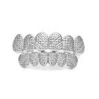 Hip-hop polished braces with gold electroplating nowadaysfashion