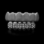 Hip-hop polished braces with gold electroplating nowadaysfashion