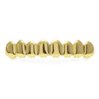 Hip-hop polished braces with gold electroplating nowadaysfashion