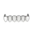 Hip-hop polished braces with gold electroplating nowadaysfashion