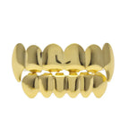Hip-hop polished braces with gold electroplating nowadaysfashion