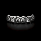 Hip-hop polished braces with gold electroplating nowadaysfashion