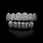 Hip-hop polished braces with gold electroplating nowadaysfashion