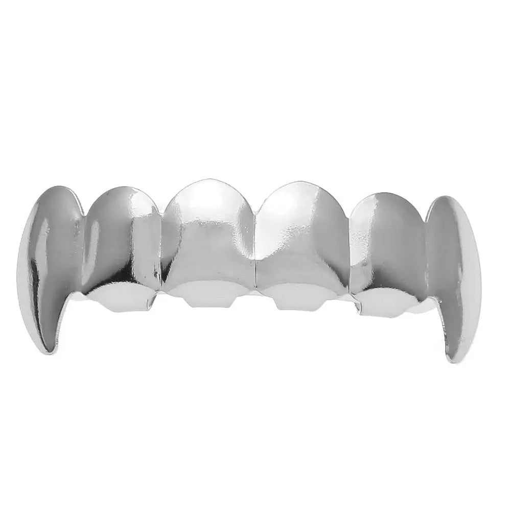 Hip-hop polished braces with gold electroplating nowadaysfashion