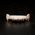 Hip-hop polished braces with gold electroplating nowadaysfashion