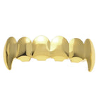 Hip-hop polished braces with gold electroplating nowadaysfashion