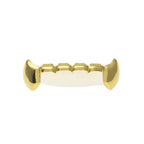 Hip-hop polished braces with gold electroplating nowadaysfashion