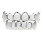 Hip-hop polished braces with gold electroplating nowadaysfashion