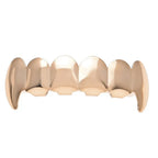 Hip-hop polished braces with gold electroplating nowadaysfashion