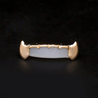 Hip-hop polished braces with gold electroplating nowadaysfashion