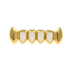 Hip-hop polished braces with gold electroplating nowadaysfashion