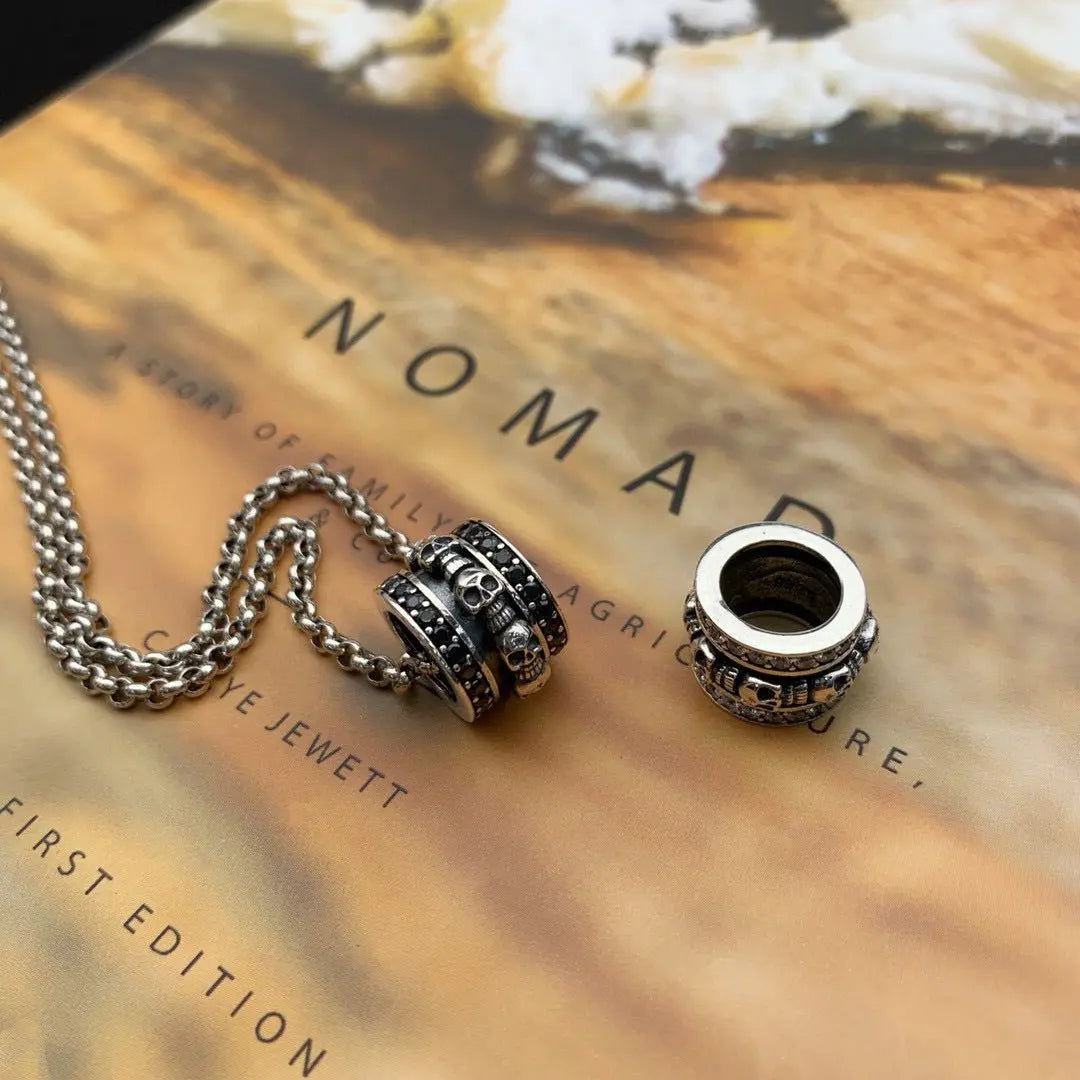hip-hop punk skull couple dark series ring - Blade & Thread