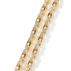 Hip Hop Rhinestone 5mm Bicycle Chain Necklace nowadaysfashion