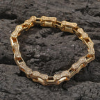 Hip Hop Rhinestone 5mm Bicycle Chain Necklace nowadaysfashion