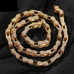 Hip Hop Rhinestone 5mm Bicycle Chain Necklace nowadaysfashion