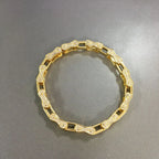 Hip Hop Rhinestone 5mm Bicycle Chain Necklace nowadaysfashion