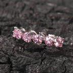 Hip-hop single-row heart-shaped zircon rings nowadaysfashion