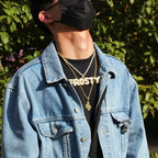 Hip-hop solid cactus zircon-encrusted pendant nowadaysfashion