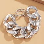 Hip Hop Thick Link Chain Bracelet Women's CCB Material nowadaysfashion