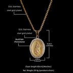 Hip Hop Winged Angel Pendant Necklace nowadaysfashion