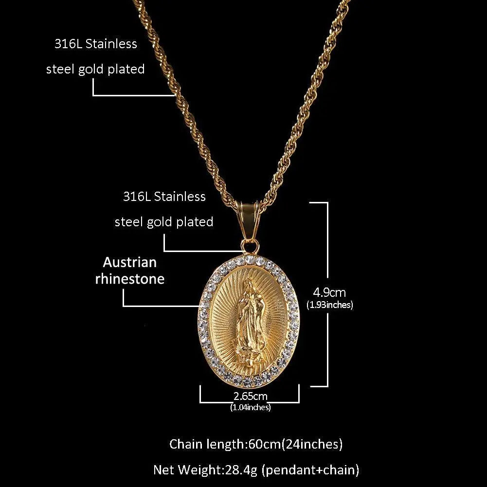 Hip Hop Winged Angel Pendant Necklace - Blade & Thread