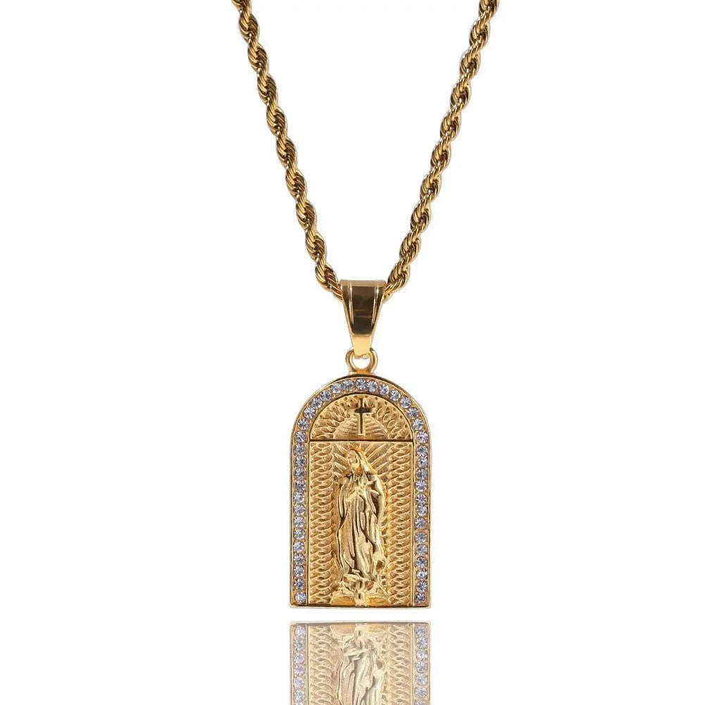 Hip Hop Winged Angel Pendant Necklace - Blade & Thread