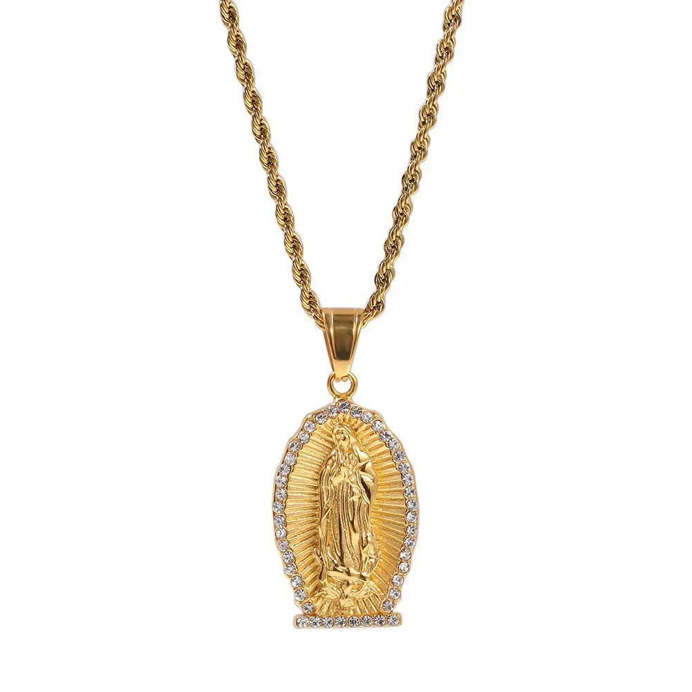 Hip Hop Winged Angel Pendant Necklace nowadaysfashion