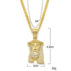 Hip Hop Winged Angel Pendant Necklace nowadaysfashion