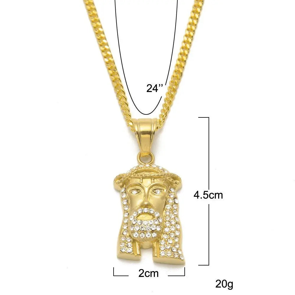 Hip Hop Winged Angel Pendant Necklace - Blade & Thread