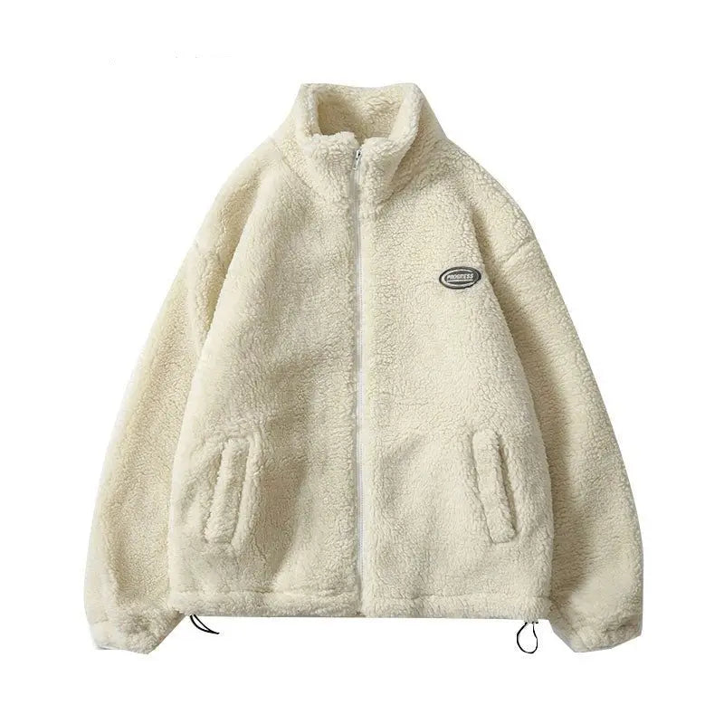 Hip Hop Winter Fleece Fluffy Jacket Streetwear - Blade & Thread
