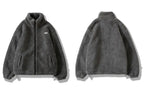 Hip Hop Winter Fleece Fluffy Jacket Streetwear nowadaysfashion