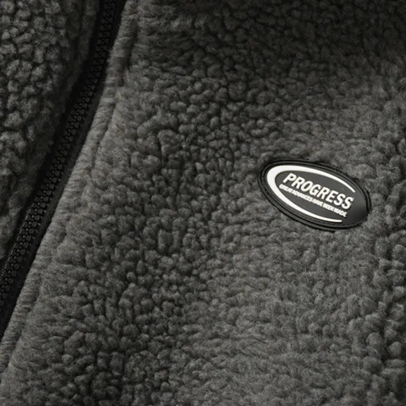 Hip Hop Winter Fleece Fluffy Jacket Streetwear nowadaysfashion