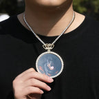 Hip Hop XL large round DIY pendant necklace nowadaysfashion
