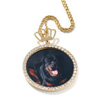 Hip Hop XL large round DIY pendant necklace nowadaysfashion