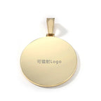 Hip Hop XL large round DIY pendant necklace nowadaysfashion
