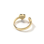 Hip-hop zircon-encrusted 26 English letters ring nowadaysfashion