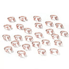 Hip-hop zircon-encrusted 26 English letters ring nowadaysfashion