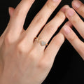 Hip-hop zircon-encrusted 26 English letters ring nowadaysfashion