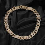 Hip-hop zircon-encrusted sun, star and eye necklace nowadaysfashion