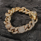 Hip-hop zircon-encrusted sun, star and eye necklace nowadaysfashion